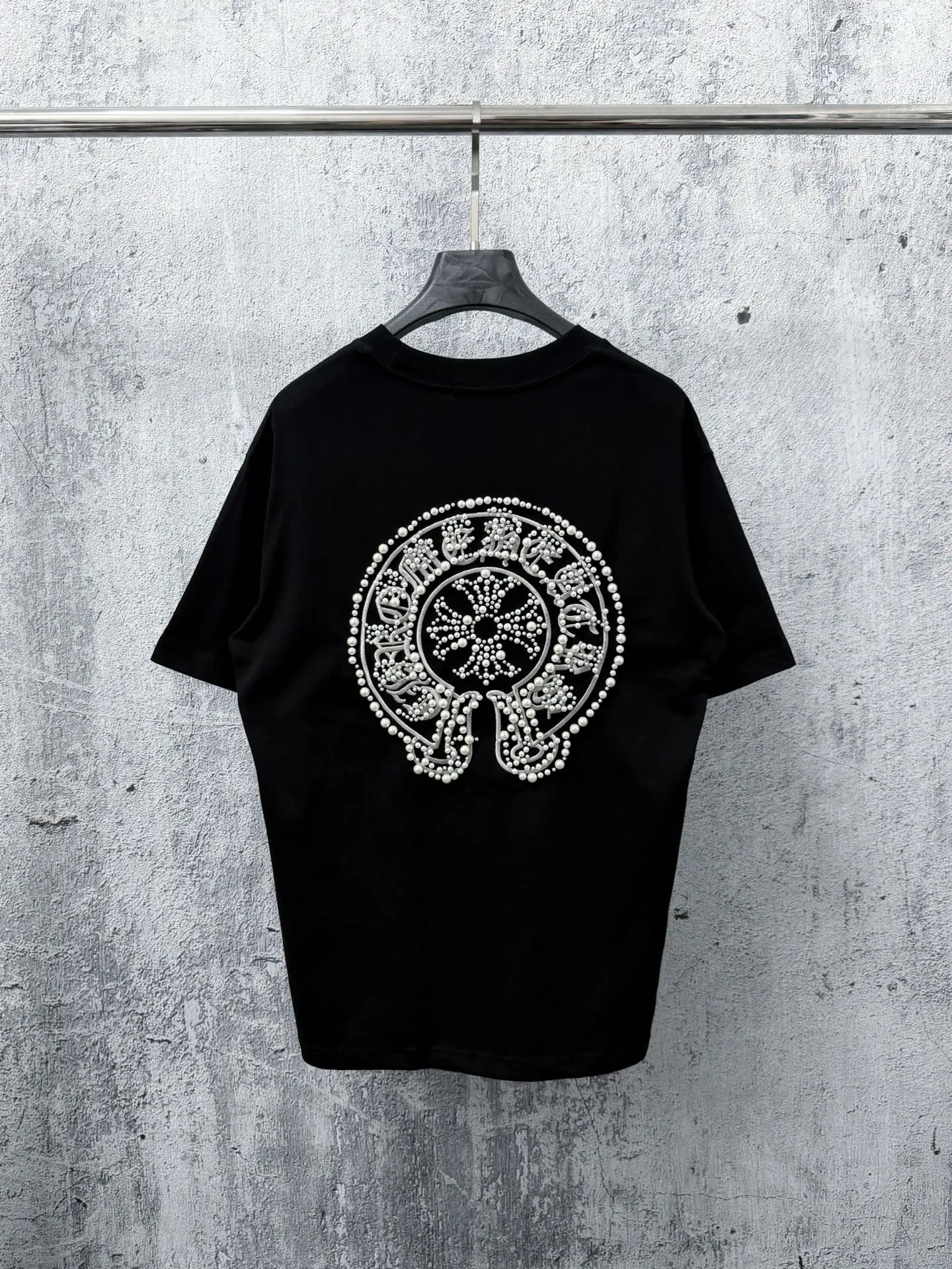 ￼ 【Chrome Hearts】 T Same Style！ Same Style T Versatile : Black Size：S-XL